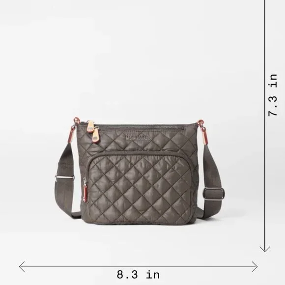 MZ Wallace Metro Scout Crossbody Deluxe in Magnet - Picture 8 of 14